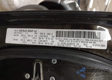 2014 Ram 2500 Tradesman z USA, uszkodzony, nr VIN 3C6UR5CJ6EG309152